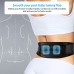 Intelligent Massage Keep Fit Waist Band Belt Gridle Type C Chargeing Port Washable 6 Adjustable Working Modes/ 15 Adjustable Tension Working Built-in 110mAh High Capacity Rechargeable Cell for Sports Enthusiasts Mini Size Light Weight Portable