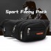 Unisex Fanny Pack Waterproof Large Capacity Adjustable Strap Workout Runing Hiking Outdoor Waist Pack Bag