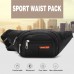 Unisex Fanny Pack Waterproof Large Capacity Adjustable Strap Workout Runing Hiking Outdoor Waist Pack Bag