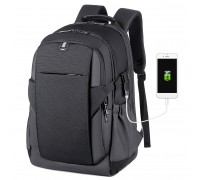 Laptop Backpack Water Resistant Business Travel Bag with USB Charging Port Anti-Theft College School Computer Backpack Travel Casual Hiking Daypack 17 Inch Computer