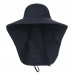 Women Wide Brim Sun Hat with Neck Flap for Travel Camping Hiking Boating Fishing