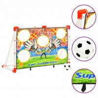 Children Football Goal Set with Goal Wall 120x51x77.5 cm