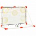 Children Football Goal Set with Goal Wall 120x51x77.5 cm