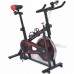  Exercise Training Bike with Pulse Sensors Black and Red