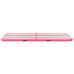 Inflatable Gymnastics Mat with Pump 500x100x10 cm PVC Pink