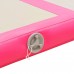 Inflatable Gymnastics Mat with Pump 500x100x10 cm PVC Pink