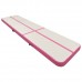 Inflatable Gymnastics Mat with Pump 600x100x20 cm PVC Pink