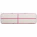 Inflatable Gymnastics Mat with Pump 600x100x20 cm PVC Pink