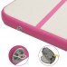 Inflatable Gymnastics Mat with Pump 300x100x20 cm PVC Pink