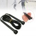 Black 2.7m Plastics Adjustable Handle Speed Skipping Jump Rope Boxing Exercise Fitness Workout Training Tool