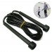 Black 2.7m Plastics Adjustable Handle Speed Skipping Jump Rope Boxing Exercise Fitness Workout Training Tool