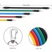 11pcs Resistance Bands Set Skipping Rope Workout Fintess Exercise Tube Bands Door Anchor Ankle Straps Cushioned Handles with Carry Bags for Home Gym Travel