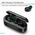 Portable 5.0 Stereo Wireless Earphone Waterproof Mini BT Earphones with Dual Microphone for Smartphone