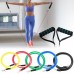 11pcs Fitness Resistance Bands Set Workout Exercise Tube Bands with Door Anchor Ankle Straps Cushioned Handles Carry Bags for Home Gym Travel