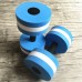 1 Pair EVA Foam Aquatic Exercise Dumbbells for Water Aerobics