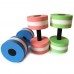 1 Pair EVA Foam Aquatic Exercise Dumbbells for Water Aerobics