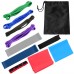 11pcs Fitness Resistance Bands Set Workout Exercise Loop Bands Yoga Stretch Strap with Carry Bag for Home Gym Travel Pilates Yoga Physical Therapy