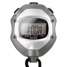 Waterproof Stopwatch Digital Handheld LCD Timer Chronograph Sports Counter with Strap for Swimming Running Football Training