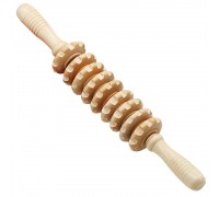 Wood Massager Roller Handheld Massage Trigger Point Muscle Release Roller Stick Massager