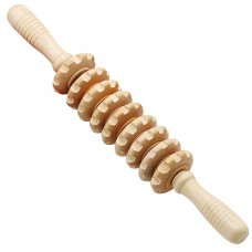 Wood Massager Roller Handheld Massage Trigger Point Muscle Release Roller Stick Massager