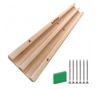 Wooden Hang Board Climbing Fingerboard Doorway Hand Strengthener Equipment for Training Finger Grip and Pull Up